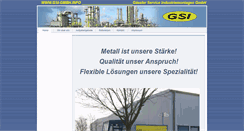 Desktop Screenshot of gsi-gmbh.info